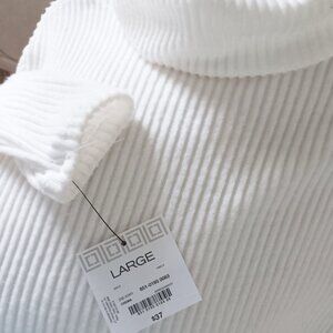 Liz Knows TURTLES! Ladies Large Plush Turtleneck Sweater Blouse NWT